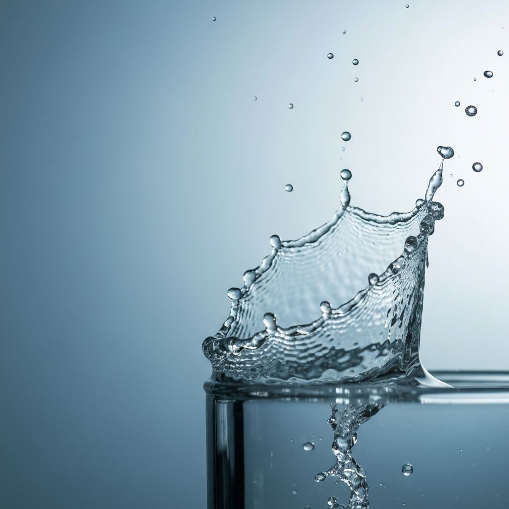 Pure clean drinking water